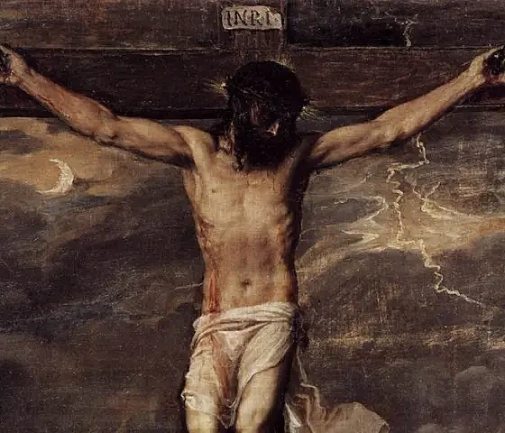 Nukryžiavimas. Vecellio Tiziano, apie 1555. (Web Gallery of Art)