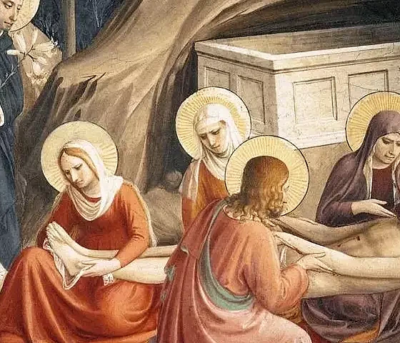 Kristaus apraudojimas (2-a celė) (Fra Angelico, 1440-42 m., Web Gallery of Art)