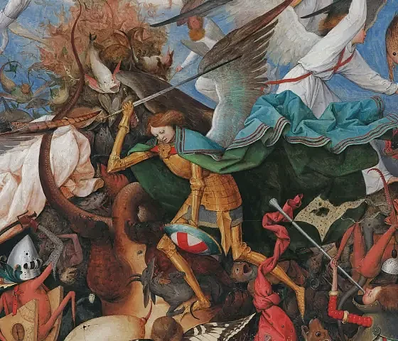 Maištingųjų angelų nuopuolis. Pieteris Brueghelis Vyresnysis, 1562