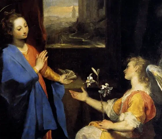 Apreiškimas. Federico Barocci, 182-1584, Vatikano muziejus (ilmondodifikreta.blogspot.com nuotr.)