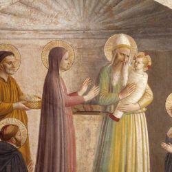 Jėzaus paaukojimas šventykloje (10-a celė). Fra Angelico, 1440-42 m.