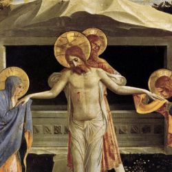 Kristaus laidojimas. Fra Angelico, 1438-40 m.