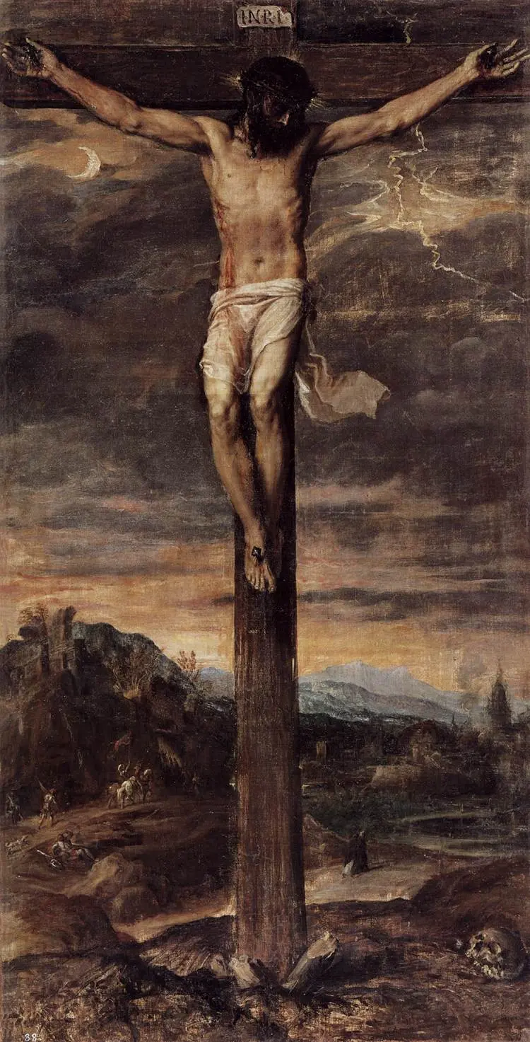 Nukryžiavimas. Vecellio Tiziano, apie 1555. (Web Gallery of Art) +