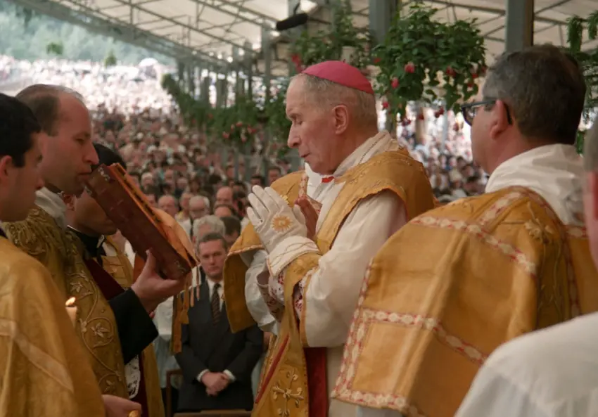 FSSPX vyskupų šventimai. Arkivysk. M. Lefebvre (crisismagazine.com nuotr.) +