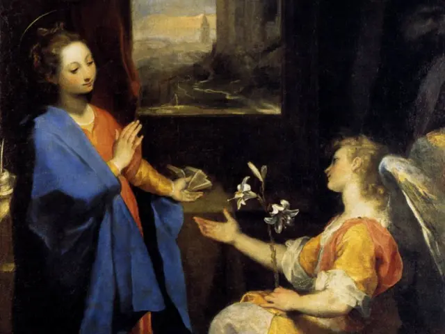 Apreiškimas. Federico Barocci, 1582-1584, Vatikano muziejus (ilmondodifikreta.blogspot.com nuotr.)