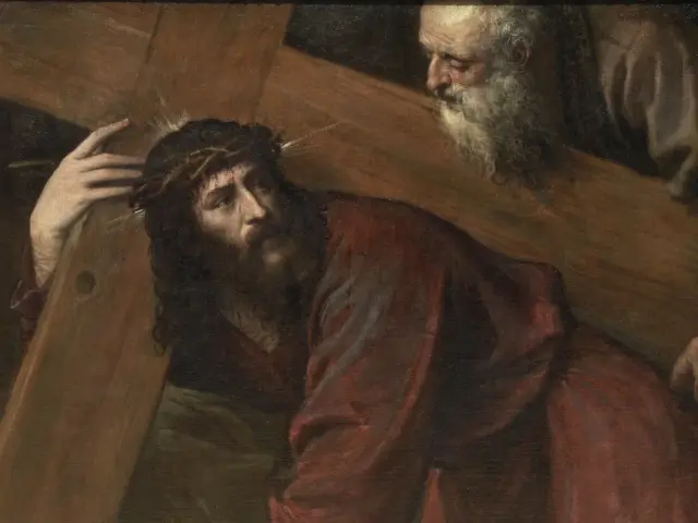 Kristus pakeliui \u012f Kalvarij\u0105. Ticianas