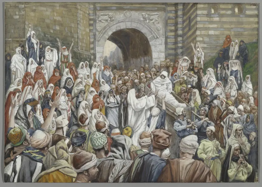 Naimo našlės sūnaus prikėlimas. James Tissot (1886-1896) +