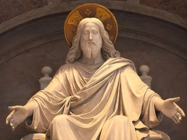 Kristus Karalius. \u0160v. Petro bazilika Romoje.