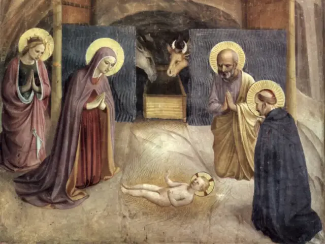 K\u016bdikio pagarbinimas. Fra Angelico