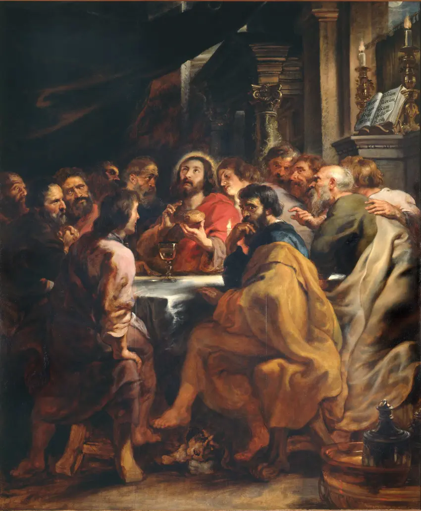 Paskutinė vakarienė. P. P. Rubensas, 1631 (wikimedia.org) +