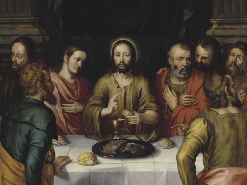 Paskutinė Vakarienė. Pieter Pourbus, tarp 1550 ir 1584 m. (wikimedia.org) +