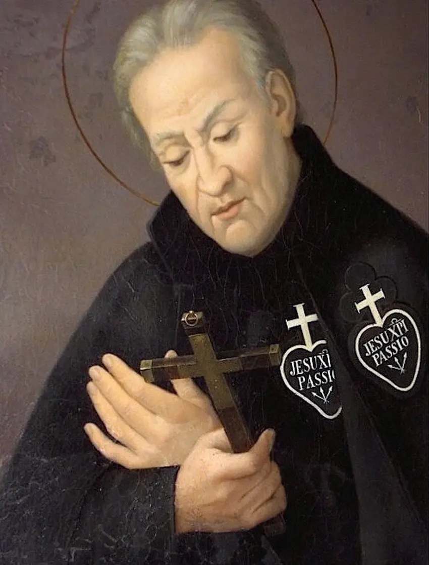 Šv. Pauliaus Kryžiaus paveikslas jo gimtinėje Ovadoje, Italijoje (wikipedia.org) +