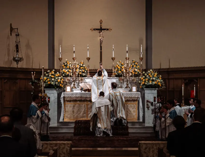 Velykų vigilijos Mišios (OnePeterFive nuotr.) +