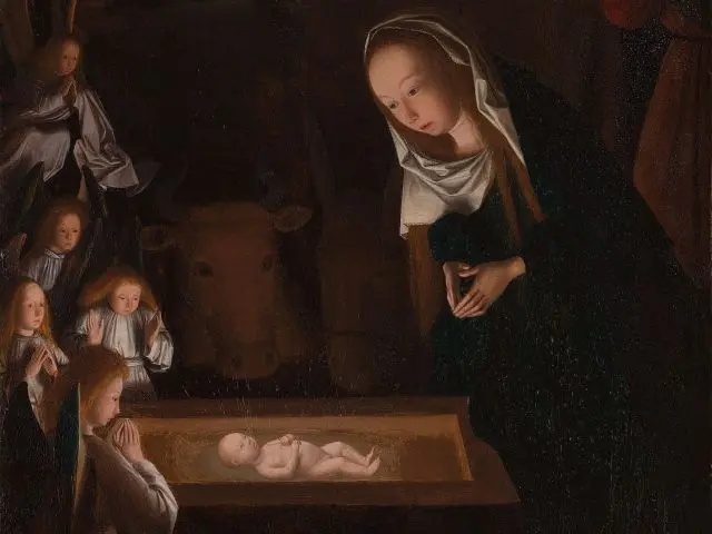 Vie\u0161paties Gimimas nakt\u012f. Geertgen tot Sint Jans