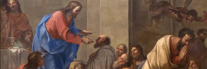 Jezus suteikia Komunija