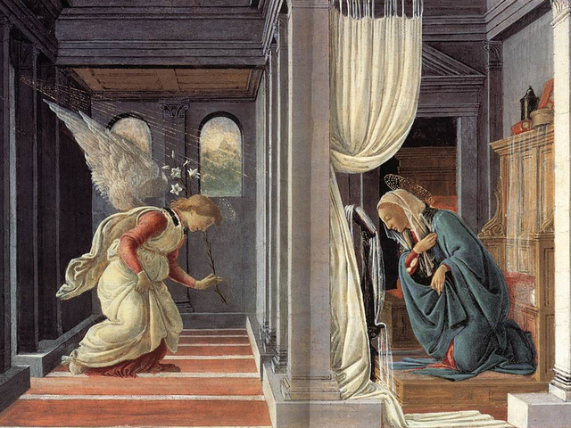 Botticelli. Apreiškimas (~1485-92)