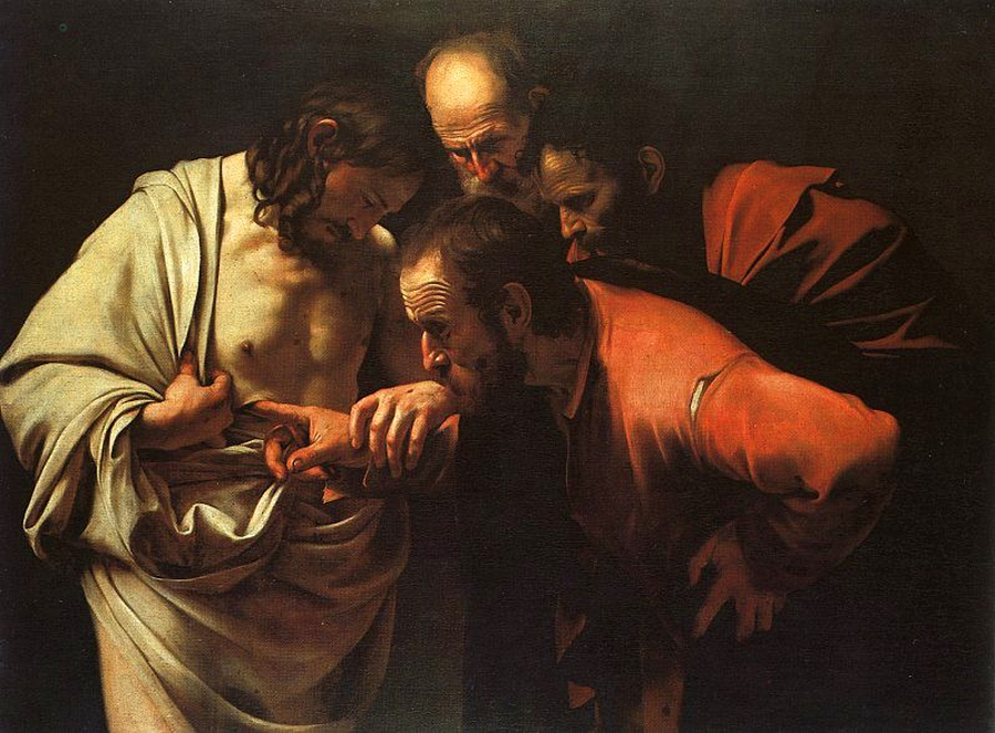 Caravaggio, Šv. Tomo nepasitikėjimas (1602)