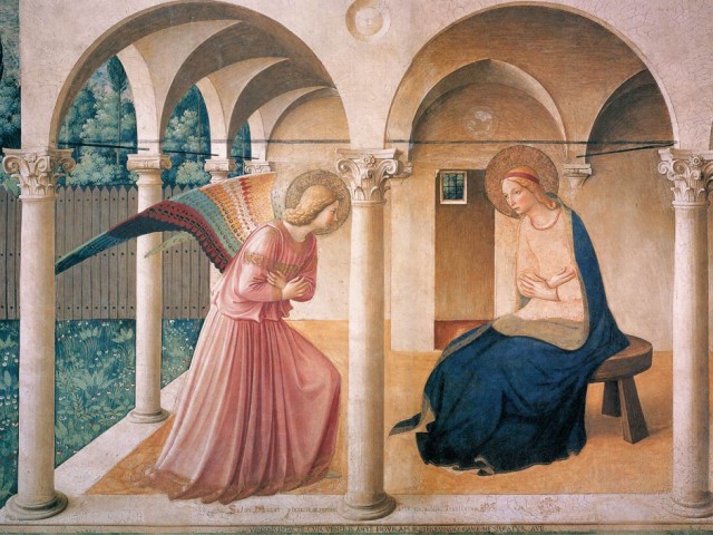 Fra Angelico, Apreiškimas Mergelei Marijai (1442-1443)