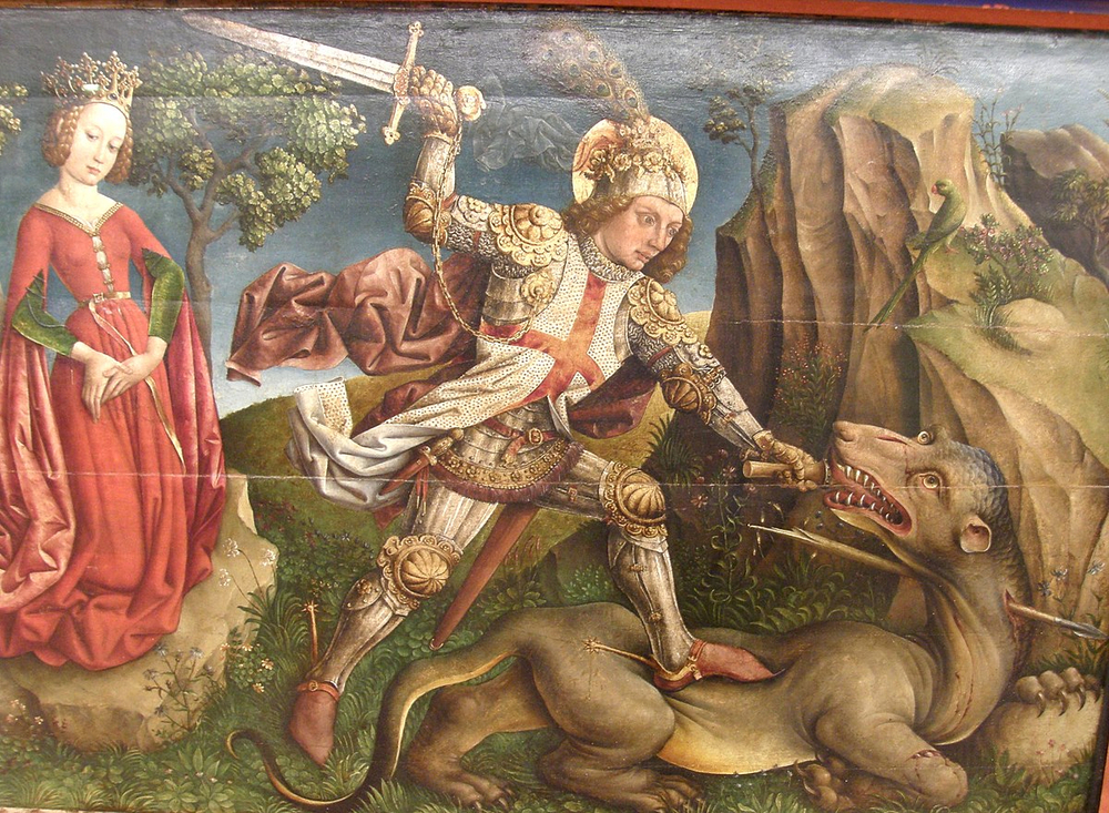 Jost Haller, Šv. Jurgis ir drakonas (1445-1450)