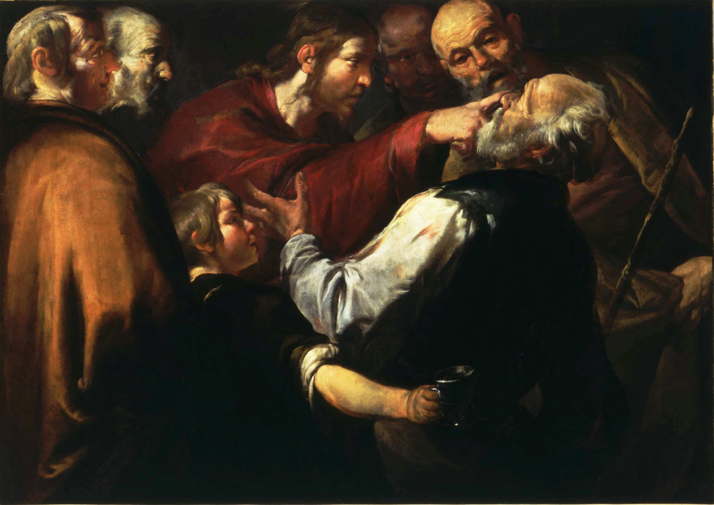  Gioachino Assereto, Kristus išgydo akląjį (1640)