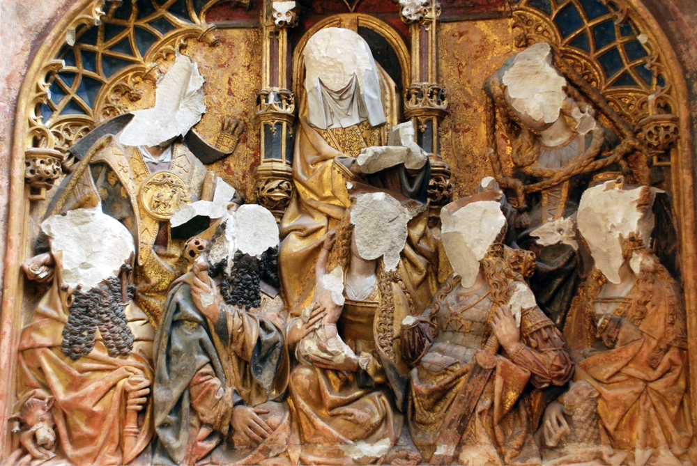 Protestantų išniekinti šventųjų atvaizdai, Utrechto Šv. Martyno bažnyčia