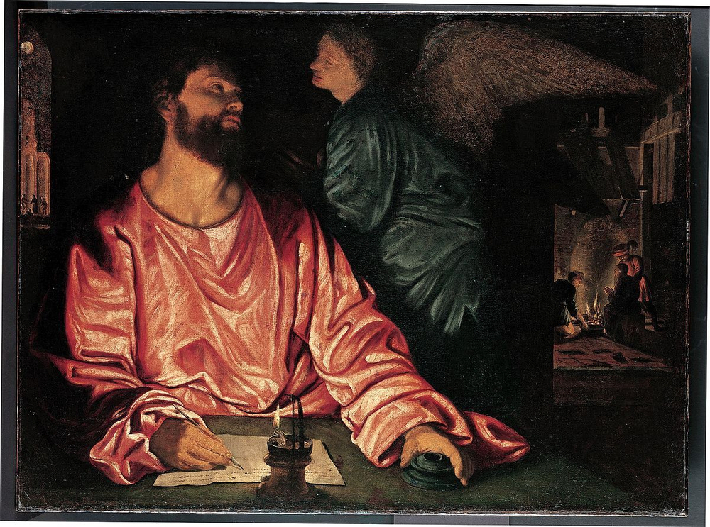 Giovanni Giolamo Savoldo, Šv. Matas ir angelas (~1534)