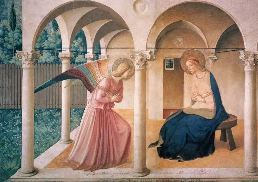 Fra Angelico, Apreiškimas Mergelei Marijai (1442-1443)