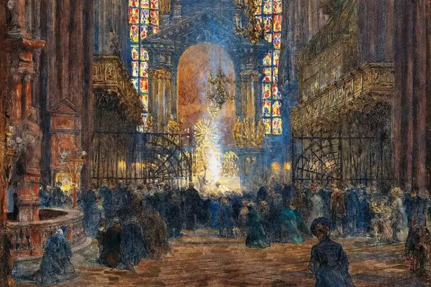 Jindrich Tomec (1863–1928), Mišios Šv. Stepono katedroje