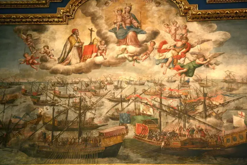 Lepanto jūrų mūšis. Lucas Valdes  (1709-1715)