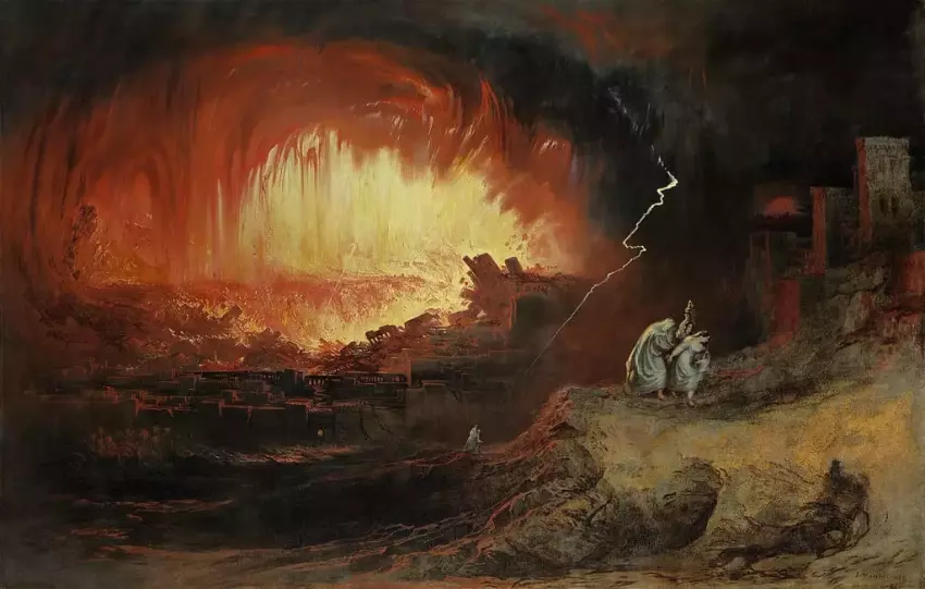 John Martin, Sodomos ir Gomoros sunaikinimas (1852)