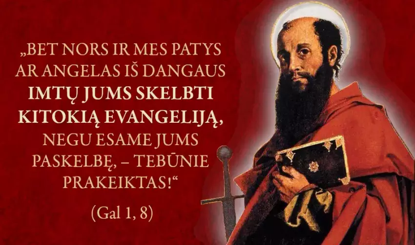 Šv. Paulius. Laiškas galatams 1, 8