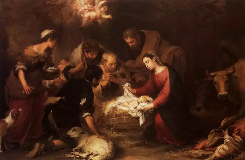 Bartolomé Esteban Murillo, Piemenėlių pagarbinimas (~1668)